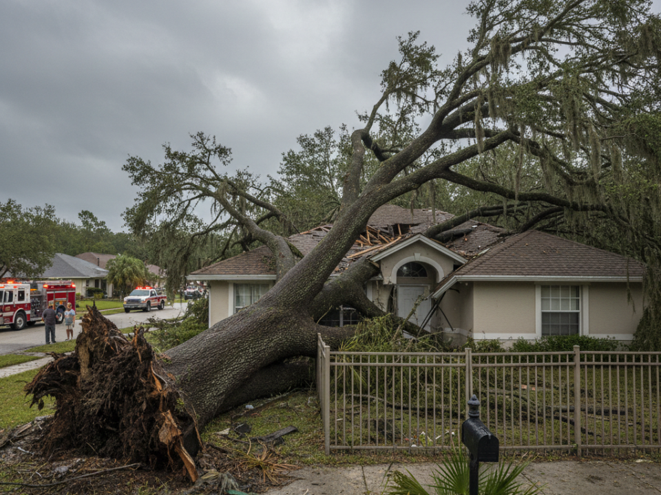 What to Do When a Tree Falls on Your Property in Florida